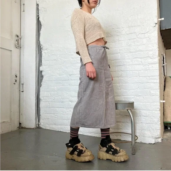 vintage corduroy midi skirt - Picture 3 of 10